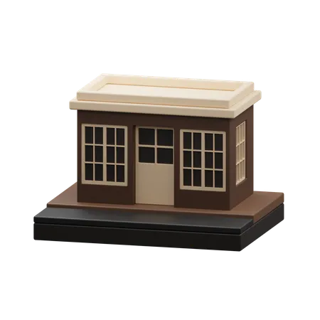 Maison  3D Icon