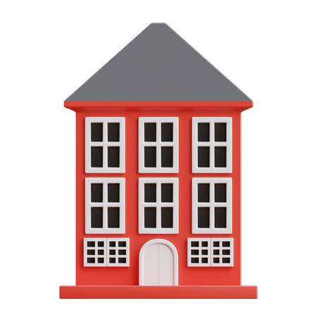 Maison  3D Icon