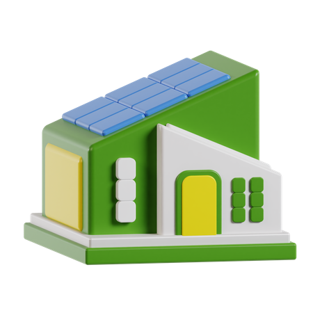 Maison  3D Icon