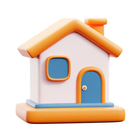 Maison  3D Icon