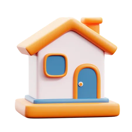 Maison  3D Icon