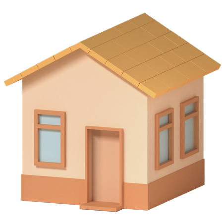 Maison  3D Icon