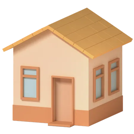 Maison  3D Icon