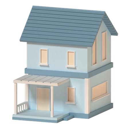 Maison  3D Icon