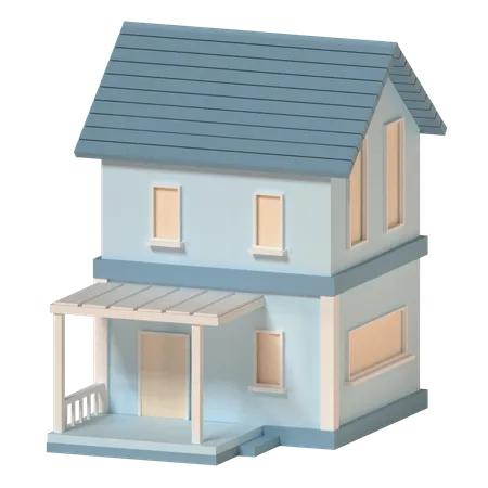 Maison  3D Icon