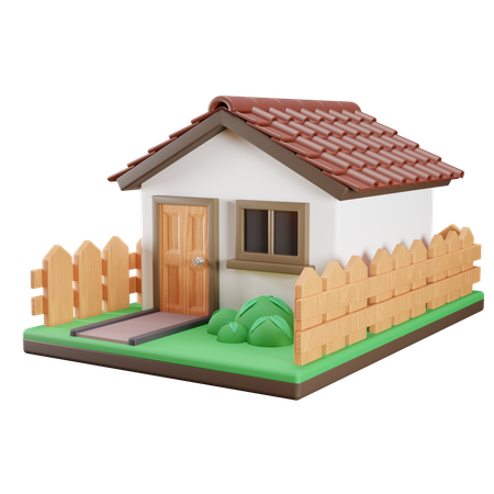 Maison  3D Icon