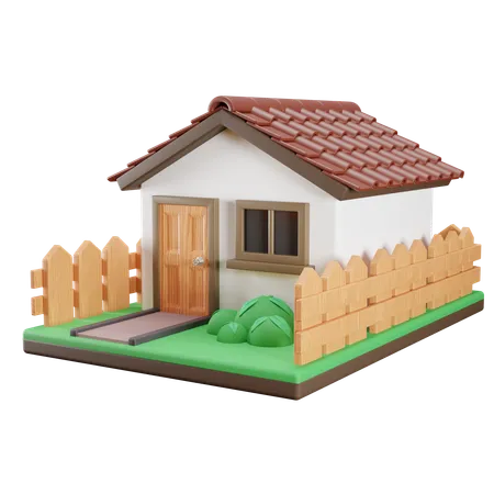 Maison  3D Icon