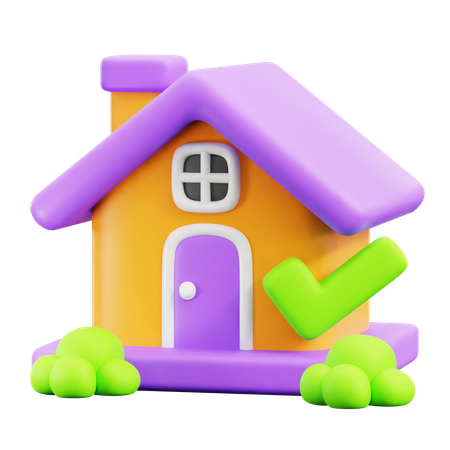 Maison  3D Icon