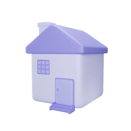 Maison  3D Icon