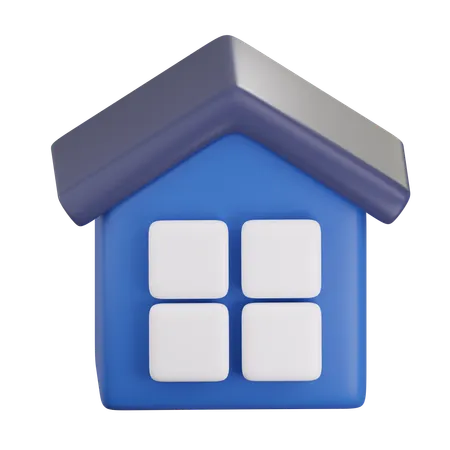 Maison  3D Icon