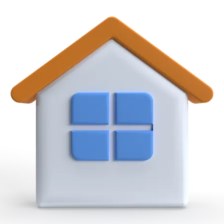 Maison  3D Icon