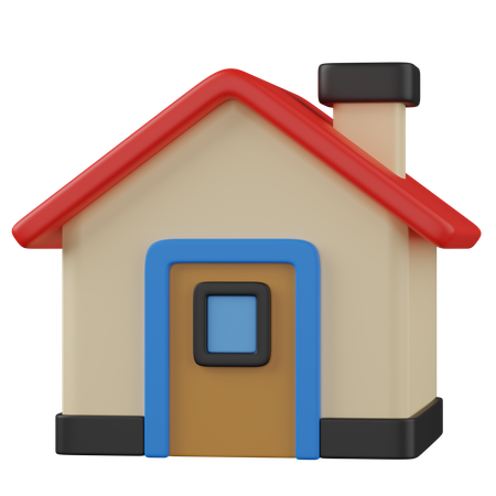 Maison  3D Icon