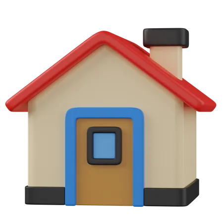 Maison  3D Icon