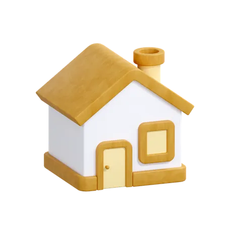 Maison  3D Icon