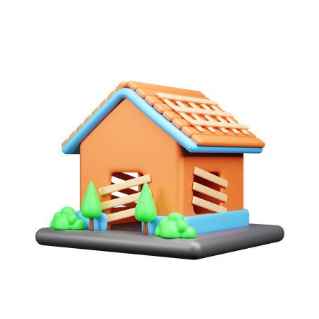 Maison  3D Icon