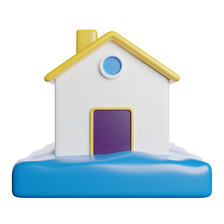 Maison  3D Icon