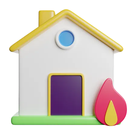 Maison  3D Icon