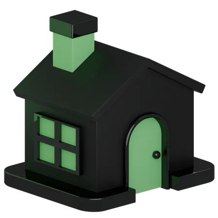 Maison  3D Icon