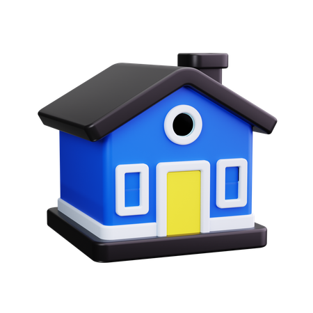 Maison  3D Icon