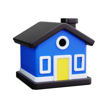 Maison  3D Icon