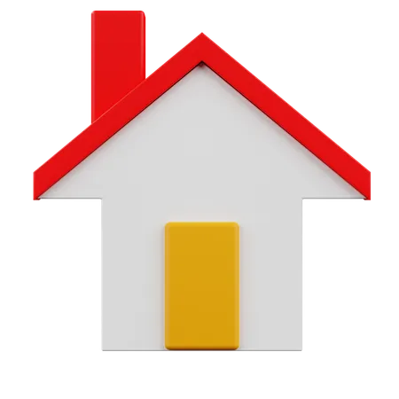 Maison  3D Icon