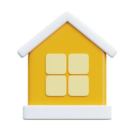 Maison  3D Icon