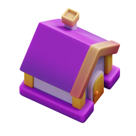 Maison  3D Icon