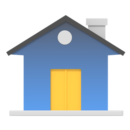 Maison  3D Icon