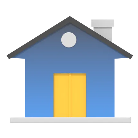 Maison  3D Icon