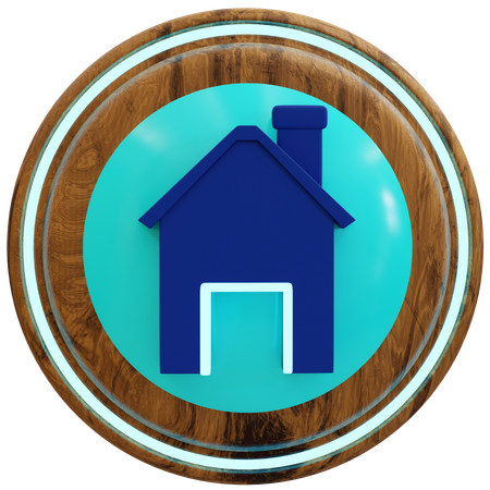 Maison  3D Icon