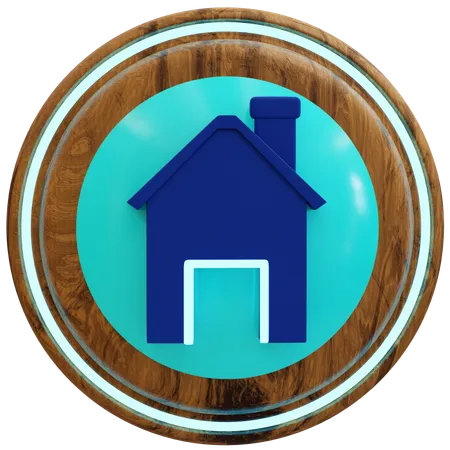 Maison  3D Icon