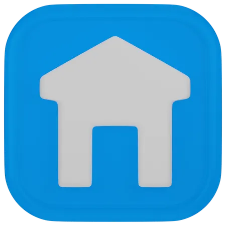 Maison  3D Icon