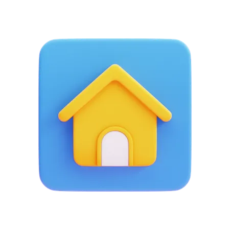 Maison  3D Icon