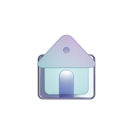 Maison  3D Icon