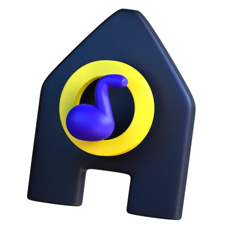 Maison  3D Icon