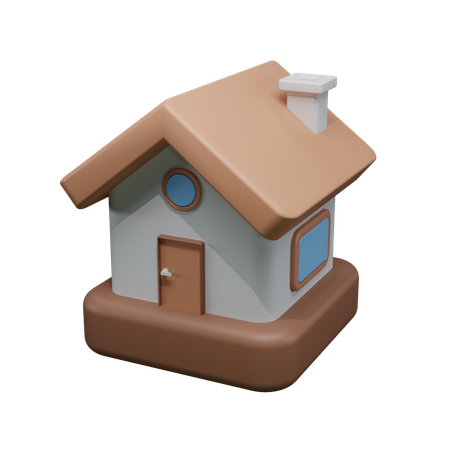 Maison  3D Icon