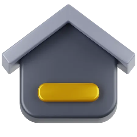 Maison  3D Icon