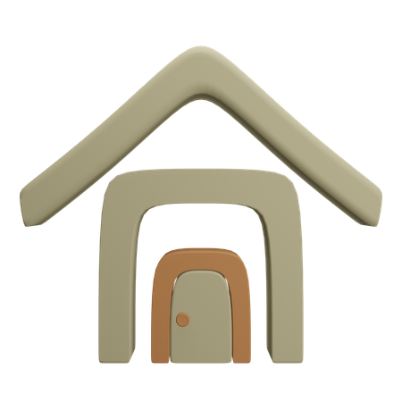 Maison  3D Icon