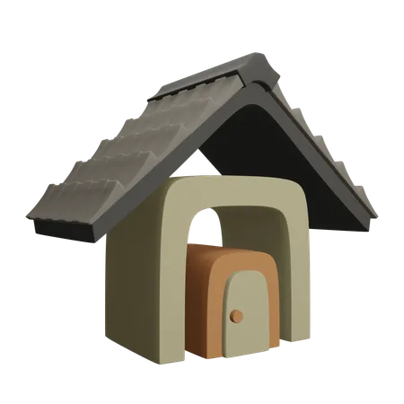 Maison  3D Icon