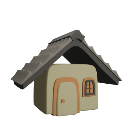 Maison  3D Icon