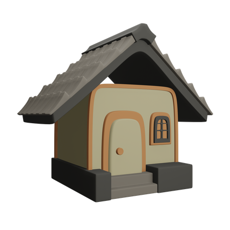 Maison  3D Icon