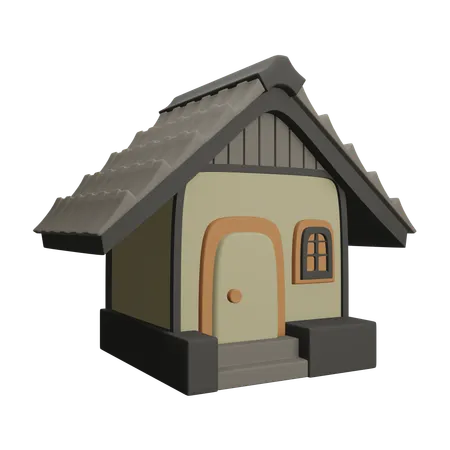 Maison  3D Icon