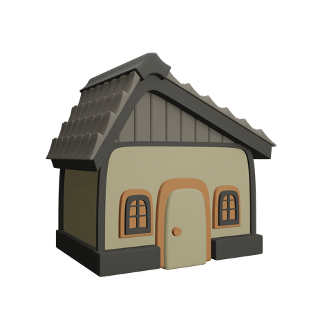 Maison  3D Icon