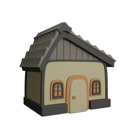 Maison  3D Icon