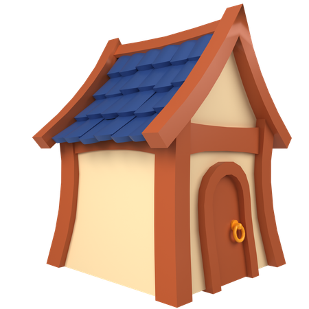 Maison  3D Icon