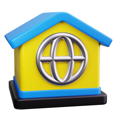 Maison  3D Icon