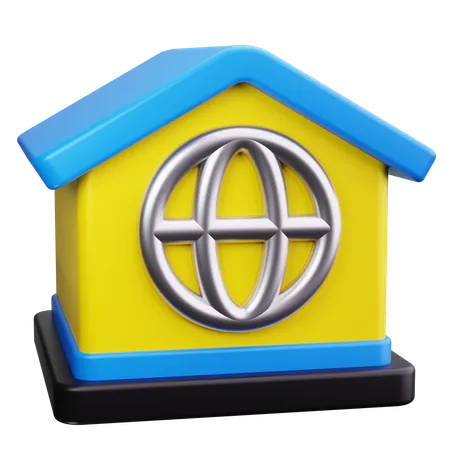 Maison  3D Icon