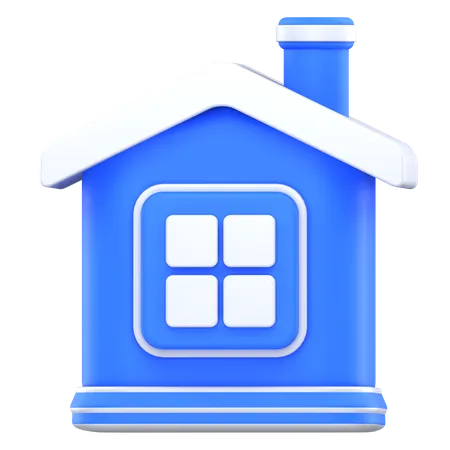 Maison  3D Icon