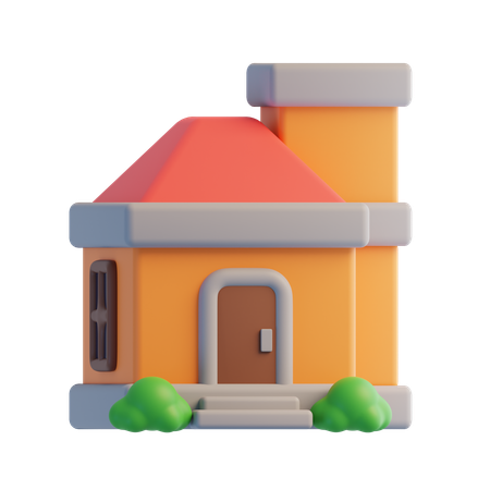 Maison  3D Icon