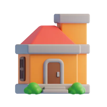 Maison  3D Icon